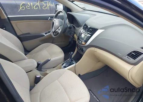 2013 Hyundai Accent Gls z USA, uszkodzony, nr VIN KMHCU4AEXDU306958